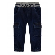GUESS παντελόνι τζιν παιδικό N6YA07D1269-LTTO μπλε